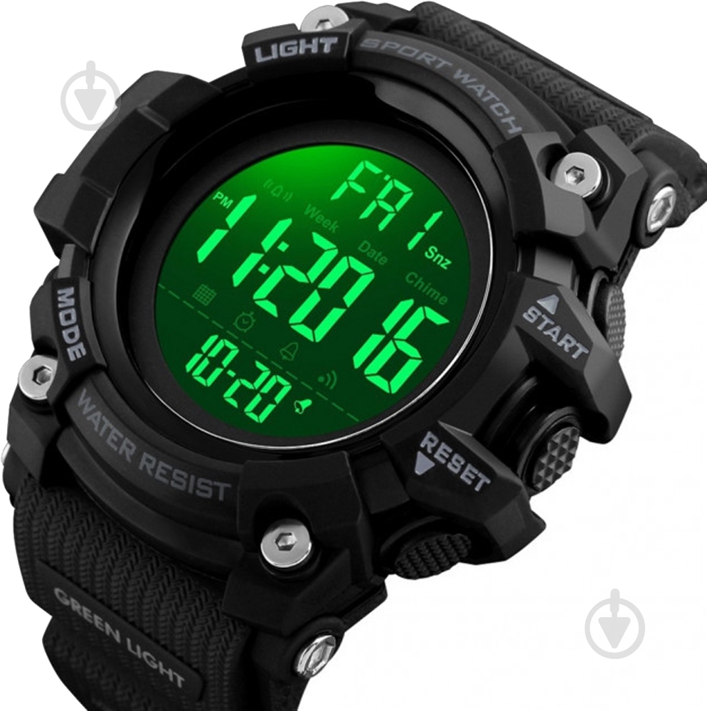 Наручний годинник Skmei 1384 black (1384BOXBK) - фото 2