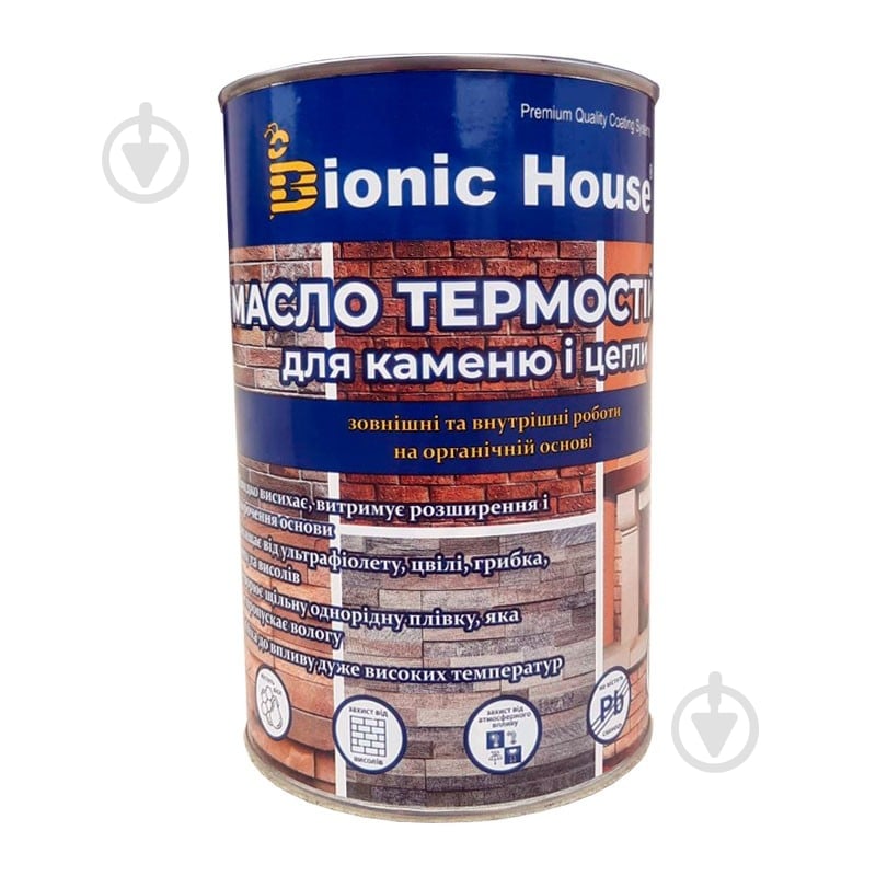Олія для каменю та цегли Bionic House безбарвний 1 л - фото 1