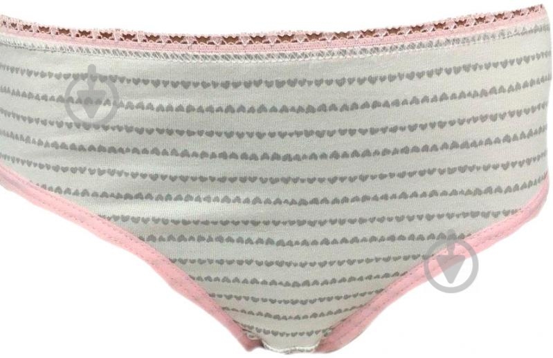 Трусы для девочки Bibo р.80 белый с розовым 11130 - фото 1