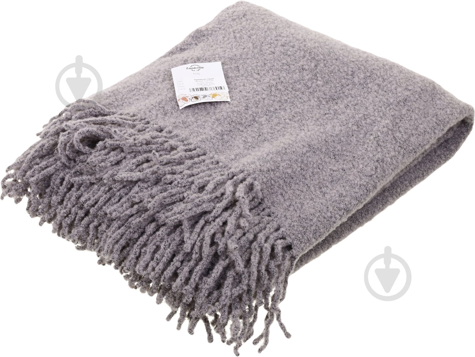 Плед Премиум 140x200 см серый Lanavitta - фото 3 Плед Премиум 140x200 см серый Lanavitta - фото 3