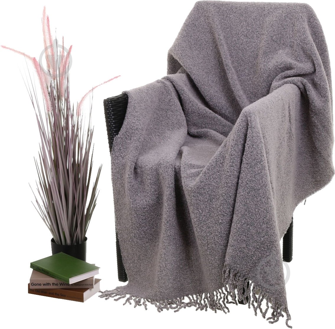 Плед Премиум 140x200 см серый Lanavitta - фото 1 Плед Премиум 140x200 см серый Lanavitta - фото 1