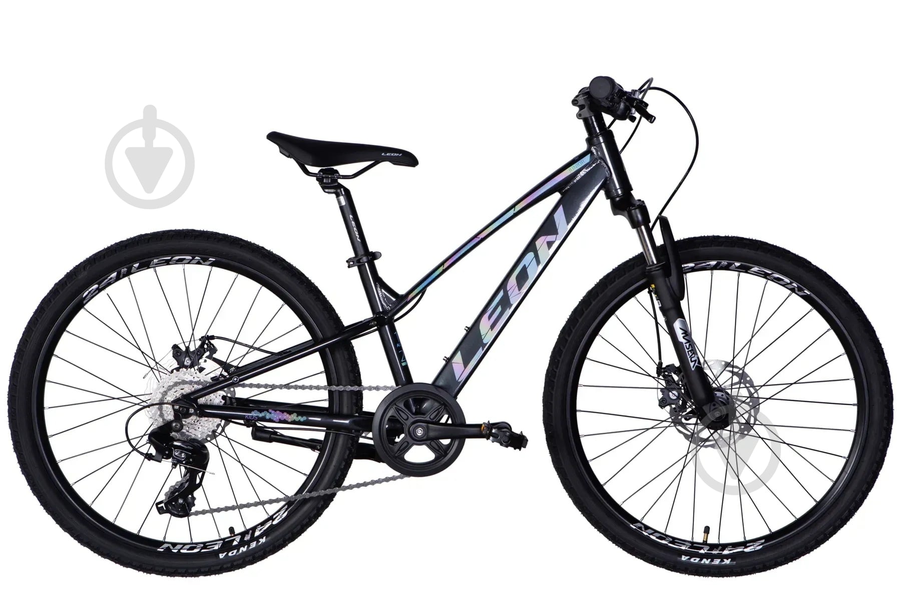 Велосипед Leon 24" 12"(30 см) JUNIOR DD OPS-LN-24-117 черный - фото 1 Велосипед Leon 24" 12"(30 см) JUNIOR DD OPS-LN-24-117 черный - фото 1