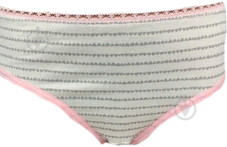 Трусы для девочки Bibo р.140 белый с розовым 11130 - фото 1 Трусы для девочки Bibo р.140 белый с розовым 11130 - фото 1