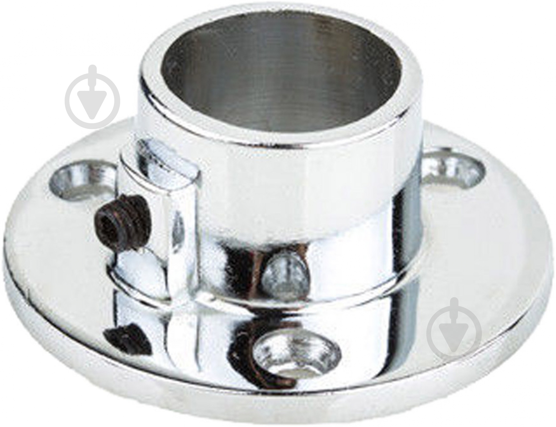 Фланець для труби DC d16 мм хром - фото 1