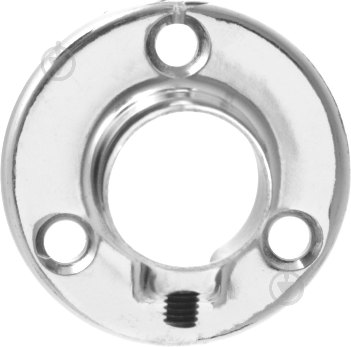 Фланец для трубы DC d16 мм стальной хром - фото 2