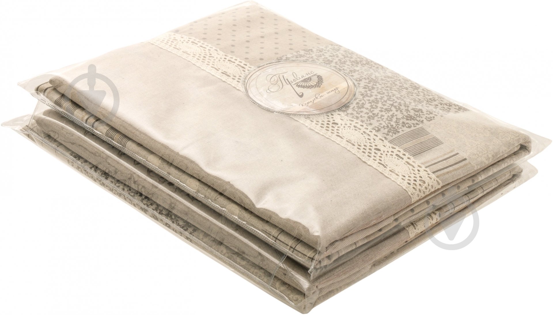 Комплект штор Patch work 170x140 см з мереживом 2 од. Прованс - фото 4 Комплект штор Patch work 170x140 см з мереживом 2 од. Прованс - фото 4