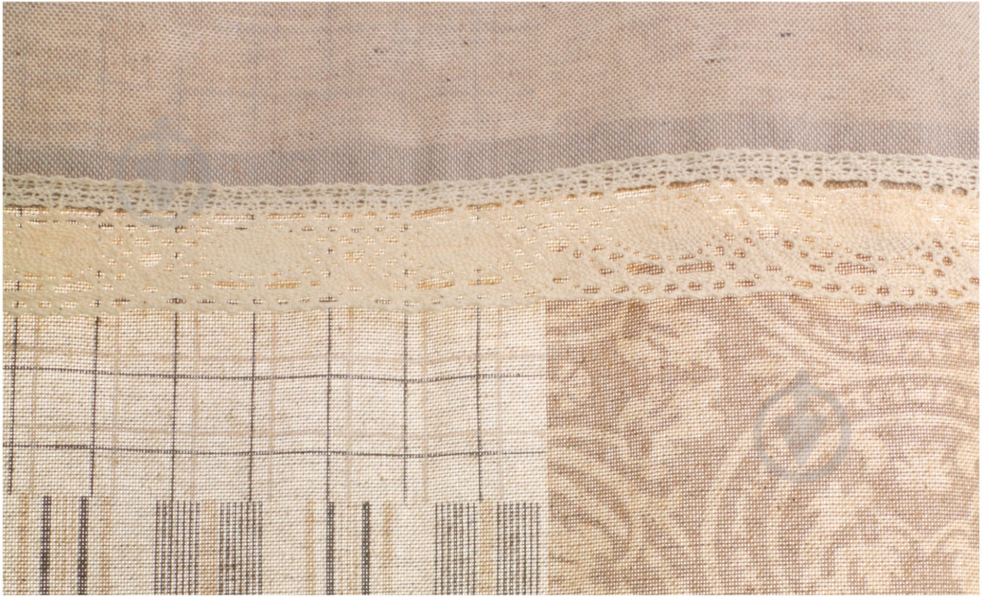 Комплект штор Patch work 170x140 см з мереживом 2 од. Прованс - фото 3 Комплект штор Patch work 170x140 см з мереживом 2 од. Прованс - фото 3