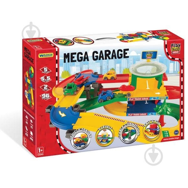 Игровой набор Wader Mega Garage 53140 - фото 1