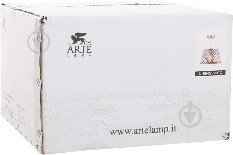 Подвес Arte Lamp Facezia 1xE27 хром A1554SP-1CC - фото 3