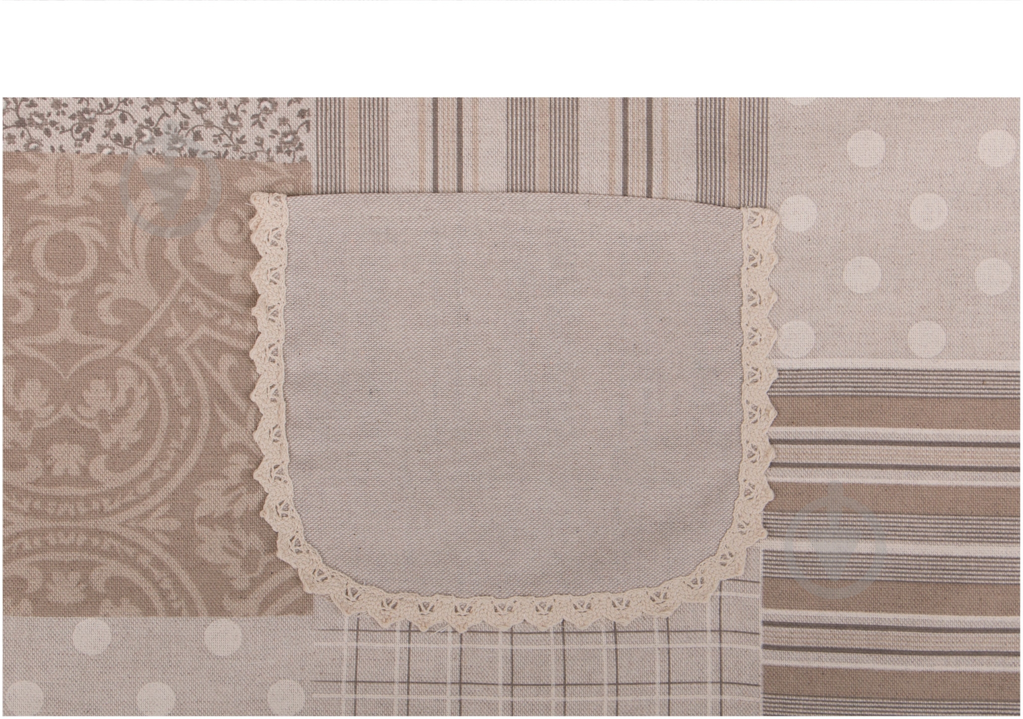 Фартук кухонный Patch work с кружевом Прованс - фото 3 Фартук кухонный Patch work с кружевом Прованс - фото 3