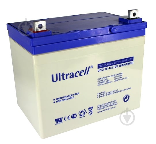 Батарея аккумуляторная Ultracell GEL UCG35-12 12В 35Ач - фото 1