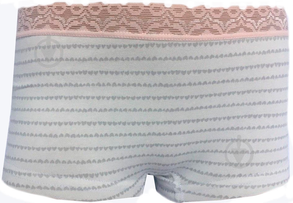 Трусы для девочки Bibo р.128 белый с розовым 12130 - фото 1