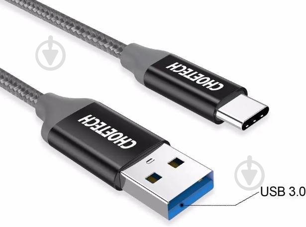 Кабель Choetech 1 м черный (AC0007) - фото 2