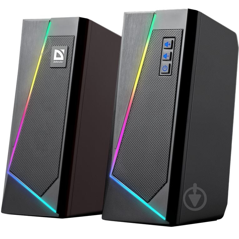 Акустическая система Defender Solar 3 2.0 black - фото 2