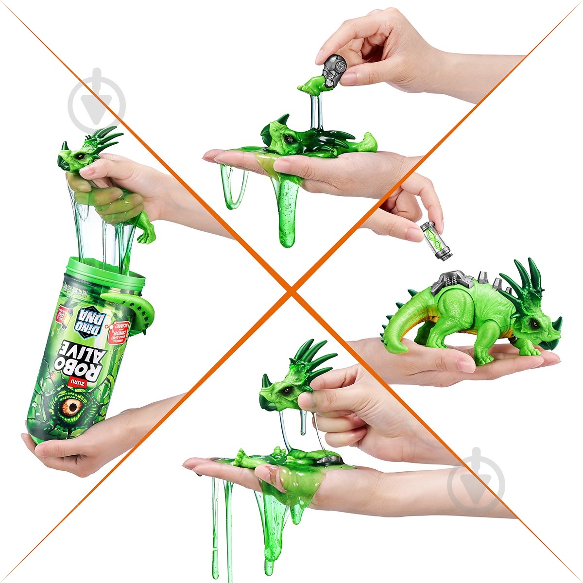 Интерактивный игровой набор Pets & Robo Alive ДНК Стиракозавра 71139D - фото 3 Интерактивный игровой набор Pets & Robo Alive ДНК Стиракозавра 71139D - фото 3