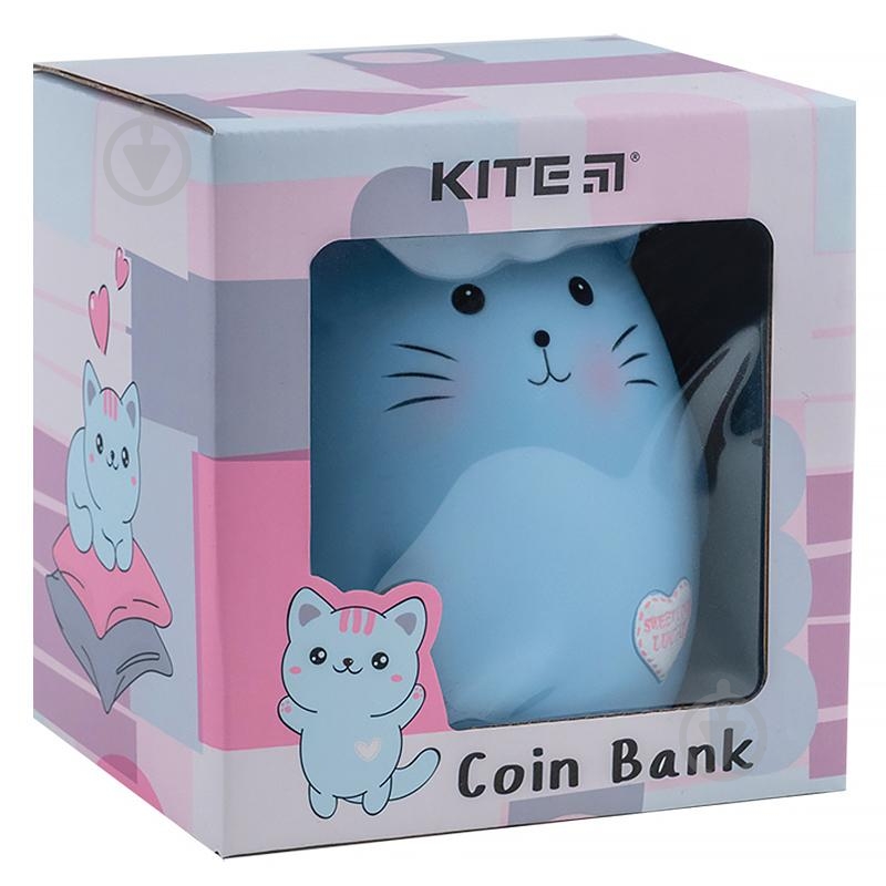 Копилка KITE blue cat K24-498-5 - фото 2