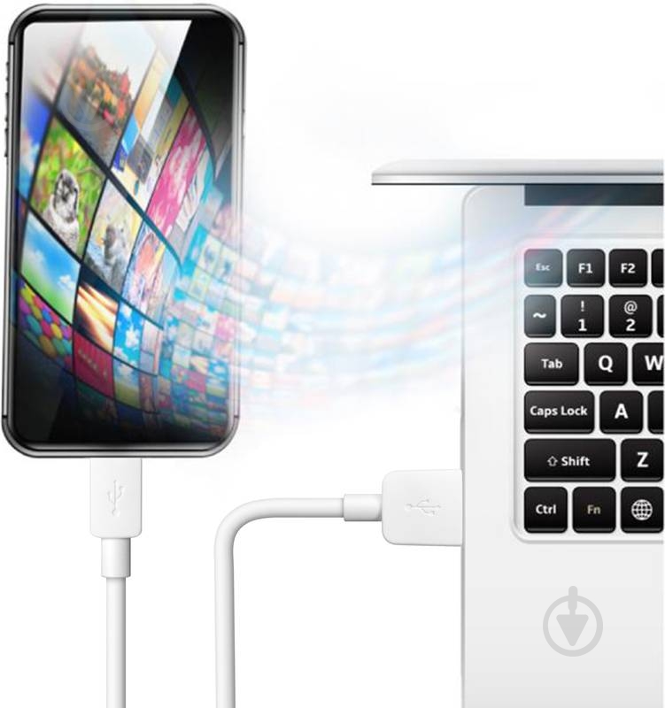 Кабель Defender 1 м белый (87496) - фото 5 Кабель Defender 1 м белый (87496) - фото 5