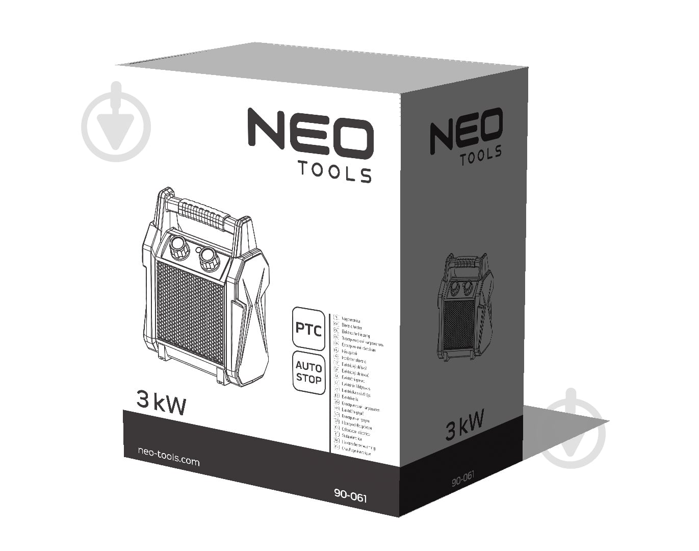 Обогреватель электрический NEO tools 90-061 3 кВт 220 В - фото 10