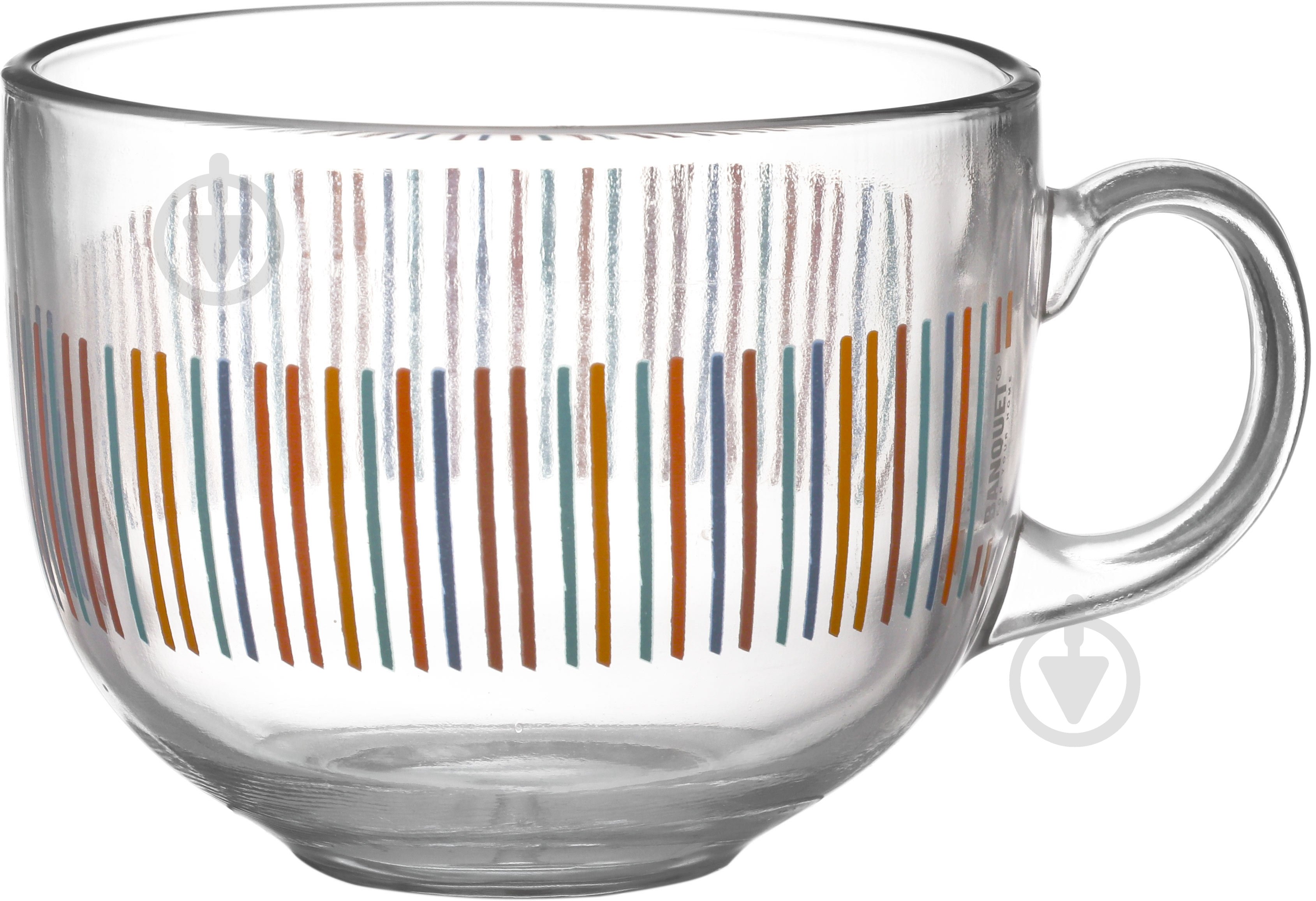 Чашка Banquet Malaga Stripes 435 мл - фото 1