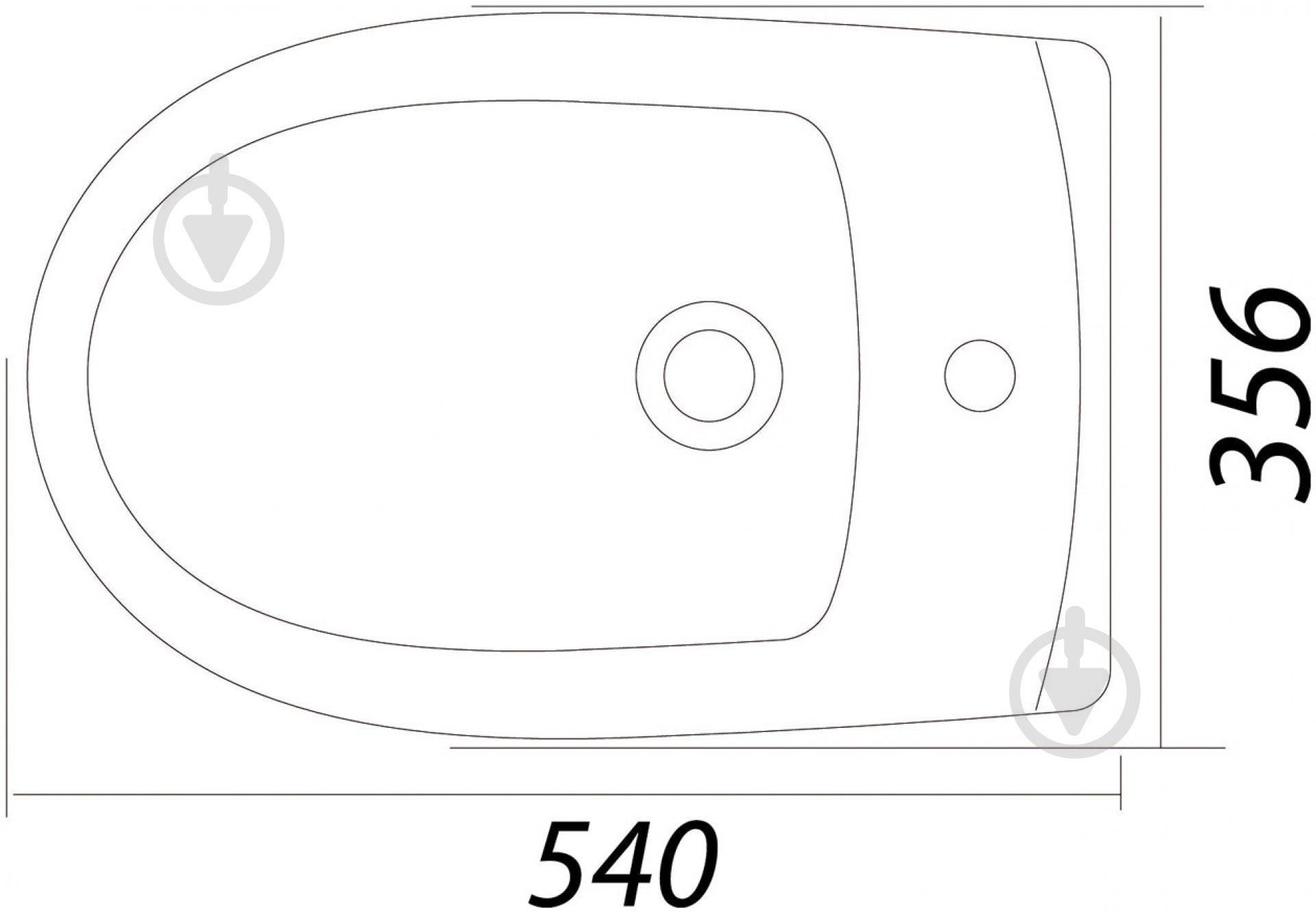 Биде Colombo Акцент S12501100 с переливом - фото 5 Биде Colombo Акцент S12501100 с переливом - фото 5