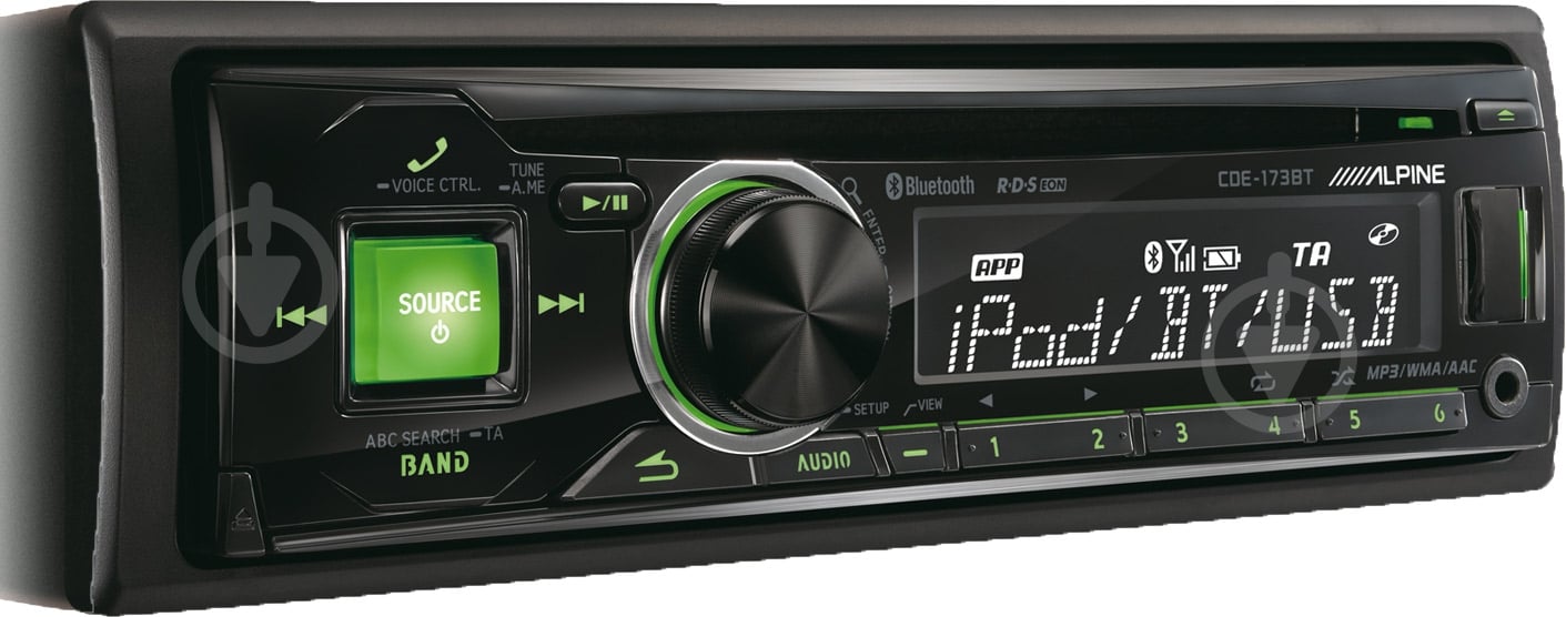 Автомагнитола ALPINE CDE-173BT - фото 2 Автомагнитола ALPINE CDE-173BT - фото 2