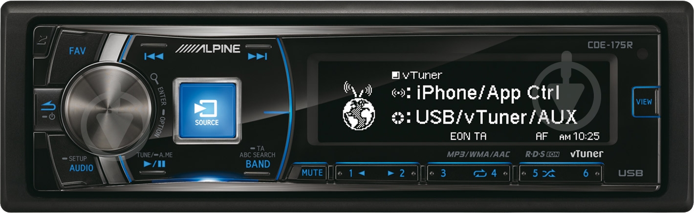 Автомагнитола ALPINE CDE-175R - фото 1