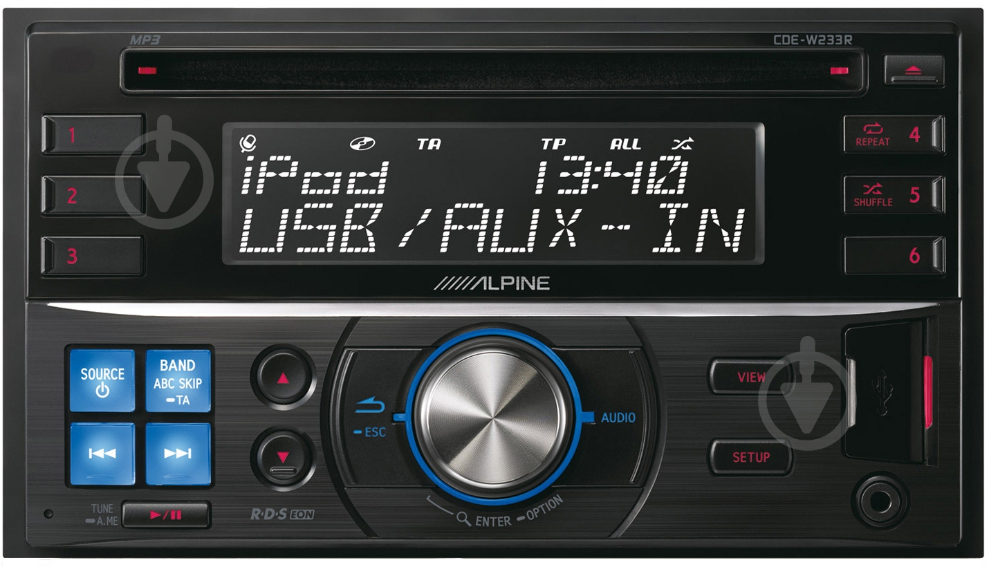 Автомагнитола ALPINE CDE-W233R - фото 1 Автомагнитола ALPINE CDE-W233R - фото 1