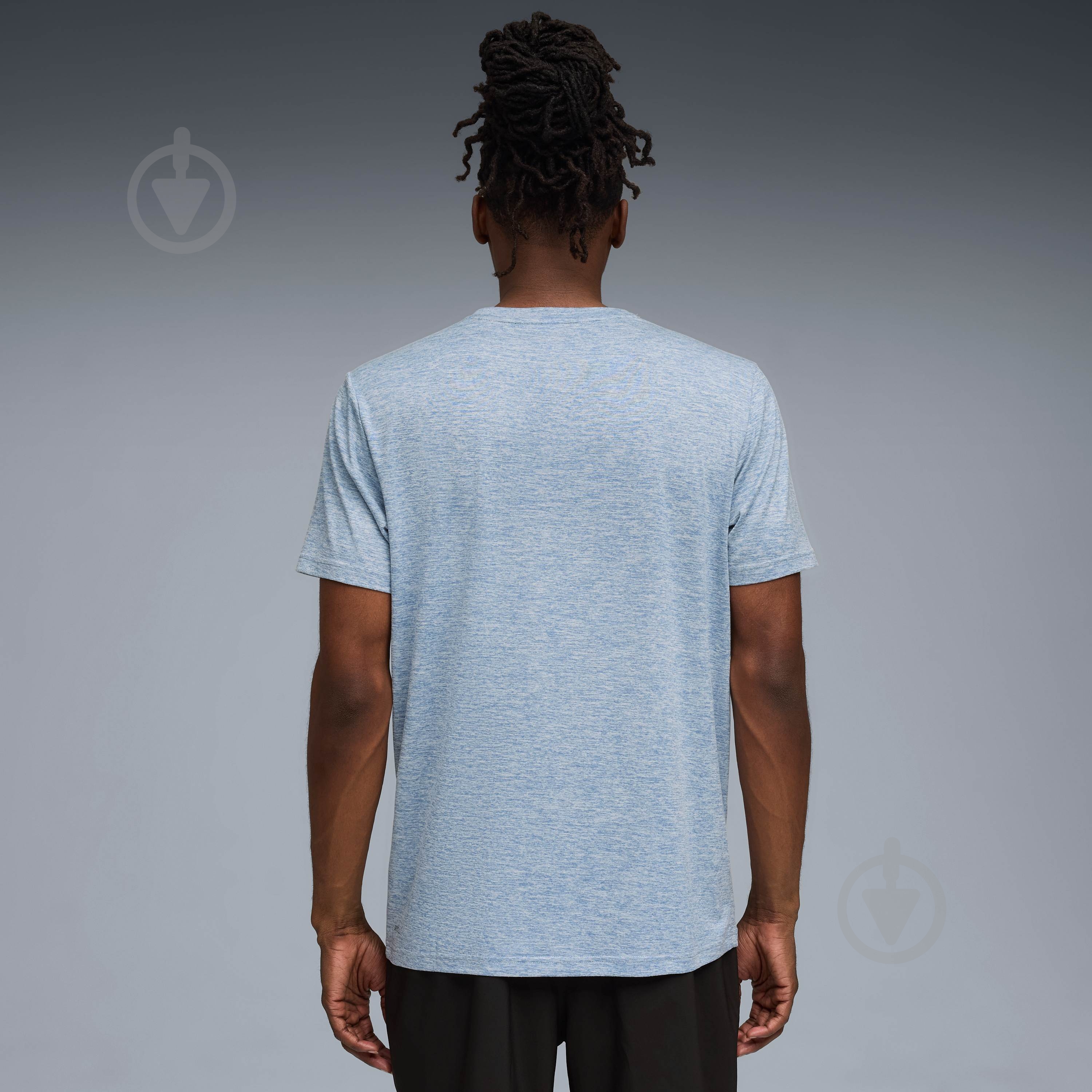 Футболка Puma TAD ESSENTIALS HEATHER CAT Tee (CF small cat) 52592034 р.M синий - фото 2 Футболка Puma TAD ESSENTIALS HEATHER CAT Tee (CF small cat) 52592034 р.M синий - фото 2