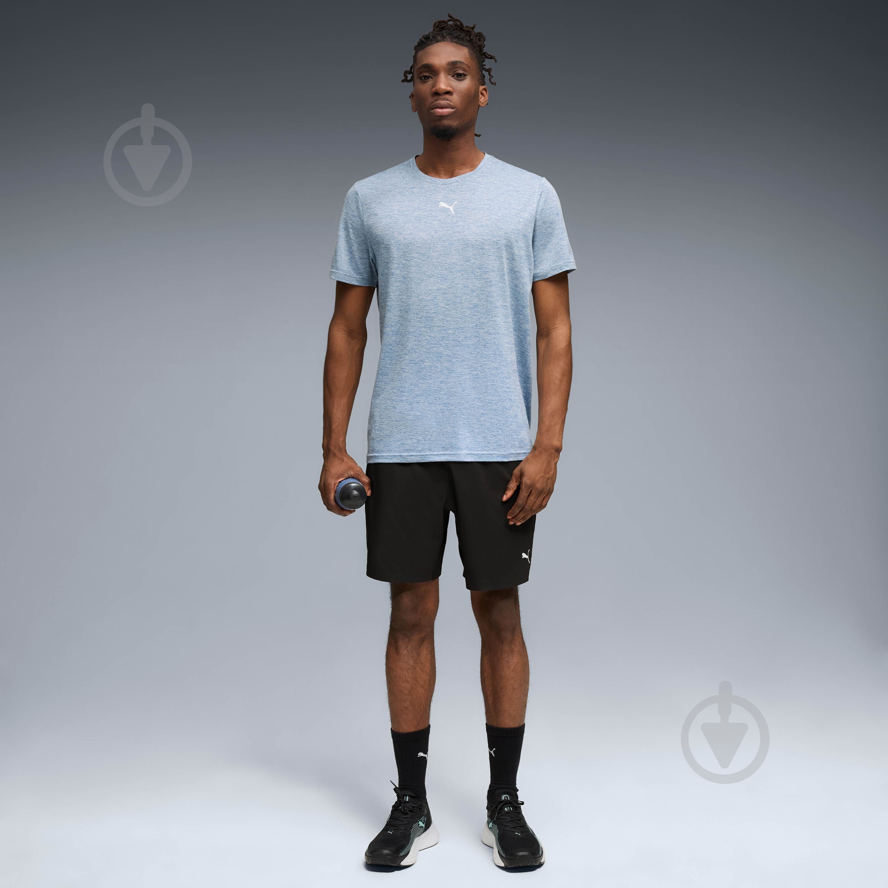 Футболка Puma TAD ESSENTIALS HEATHER CAT Tee (CF small cat) 52592034 р.M синий - фото 3 Футболка Puma TAD ESSENTIALS HEATHER CAT Tee (CF small cat) 52592034 р.M синий - фото 3