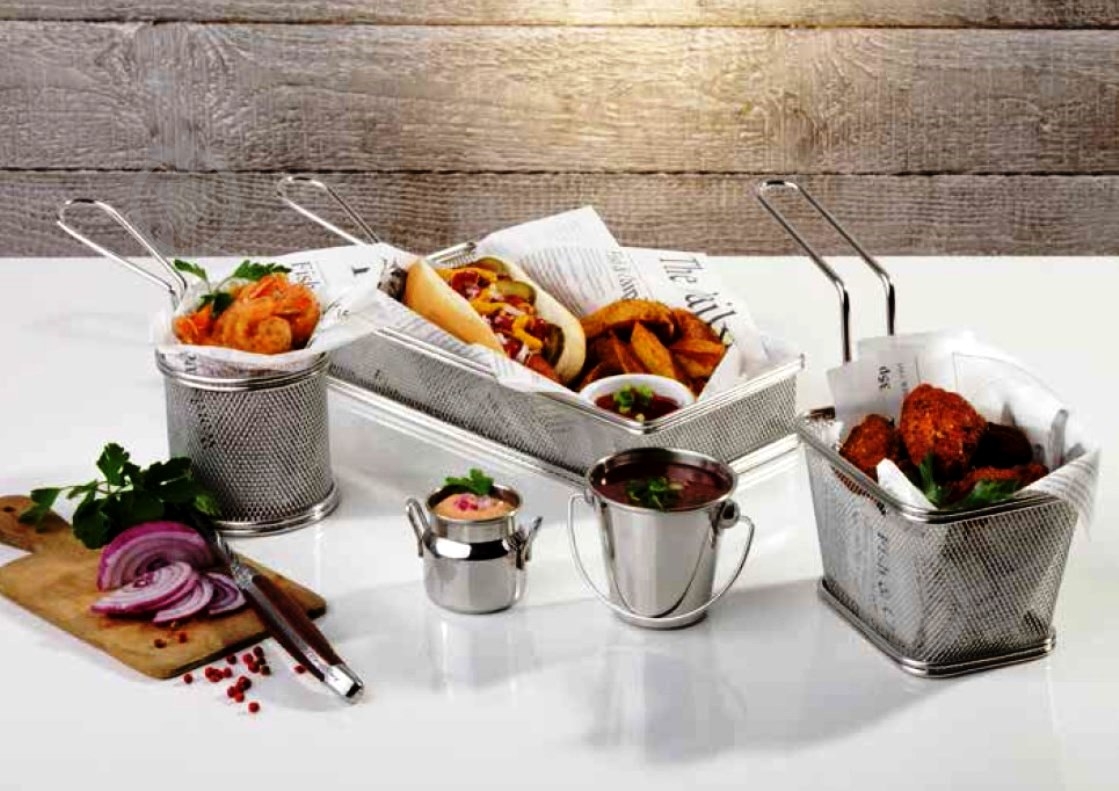 Дуршлаг с ручкой APS для фритюра Serving Items 27100198 - фото 5