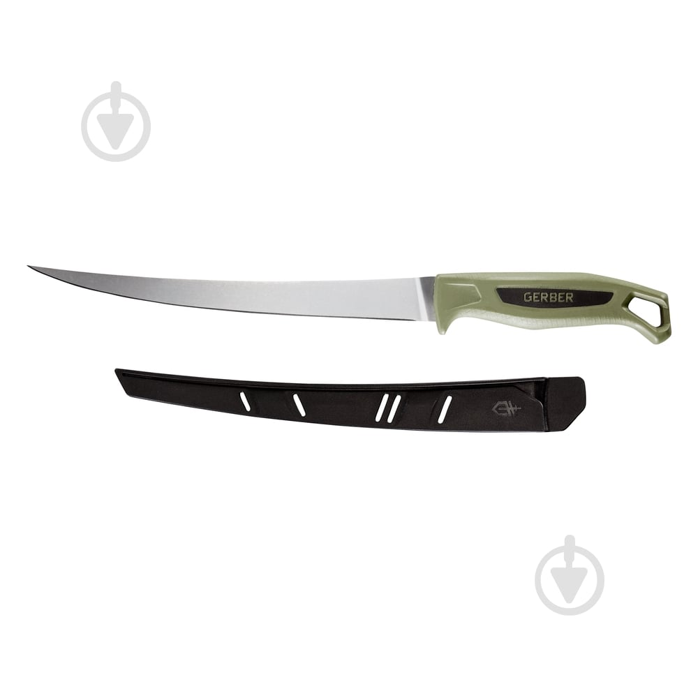 Нож Gerber Knives Ceviche 9",E,Box,GRN,BLK филейный - фото 1
