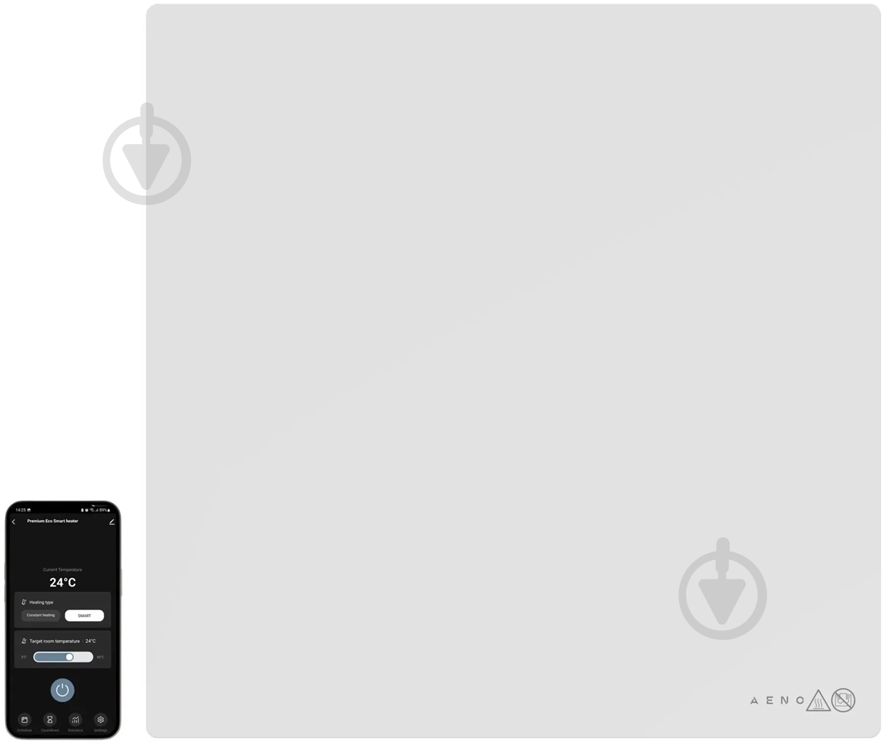Панель тепловая AENO Premium Eco Smart GH11S (AGH0011S) белый - фото 2