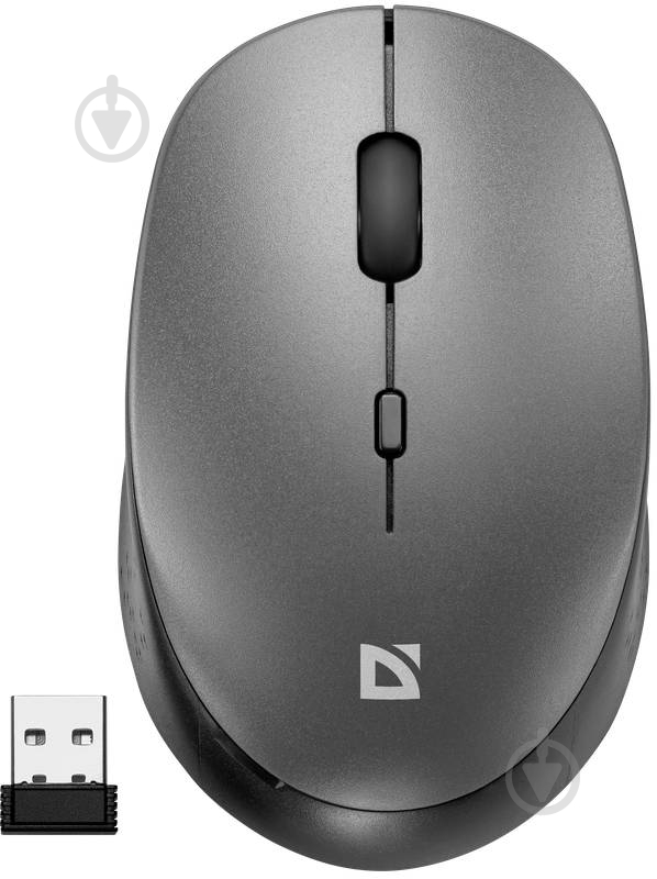 Мышь Defender MB-027 black/grey (52029) - фото 3 Мышь Defender MB-027 black/grey (52029) - фото 3