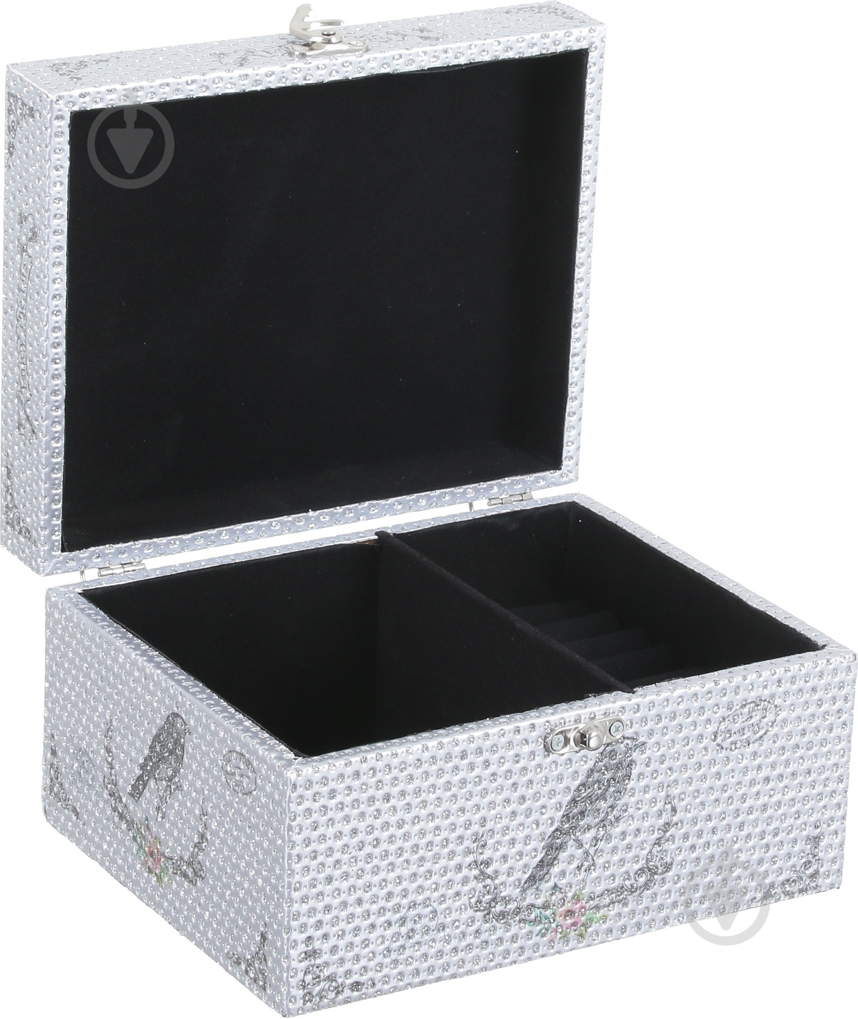 Шкатулка для украшений Silver 20х16х11 см - фото 4