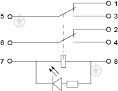 Промежуточное реле Аско-Укрем LY2 (АС 220 V) - фото 4