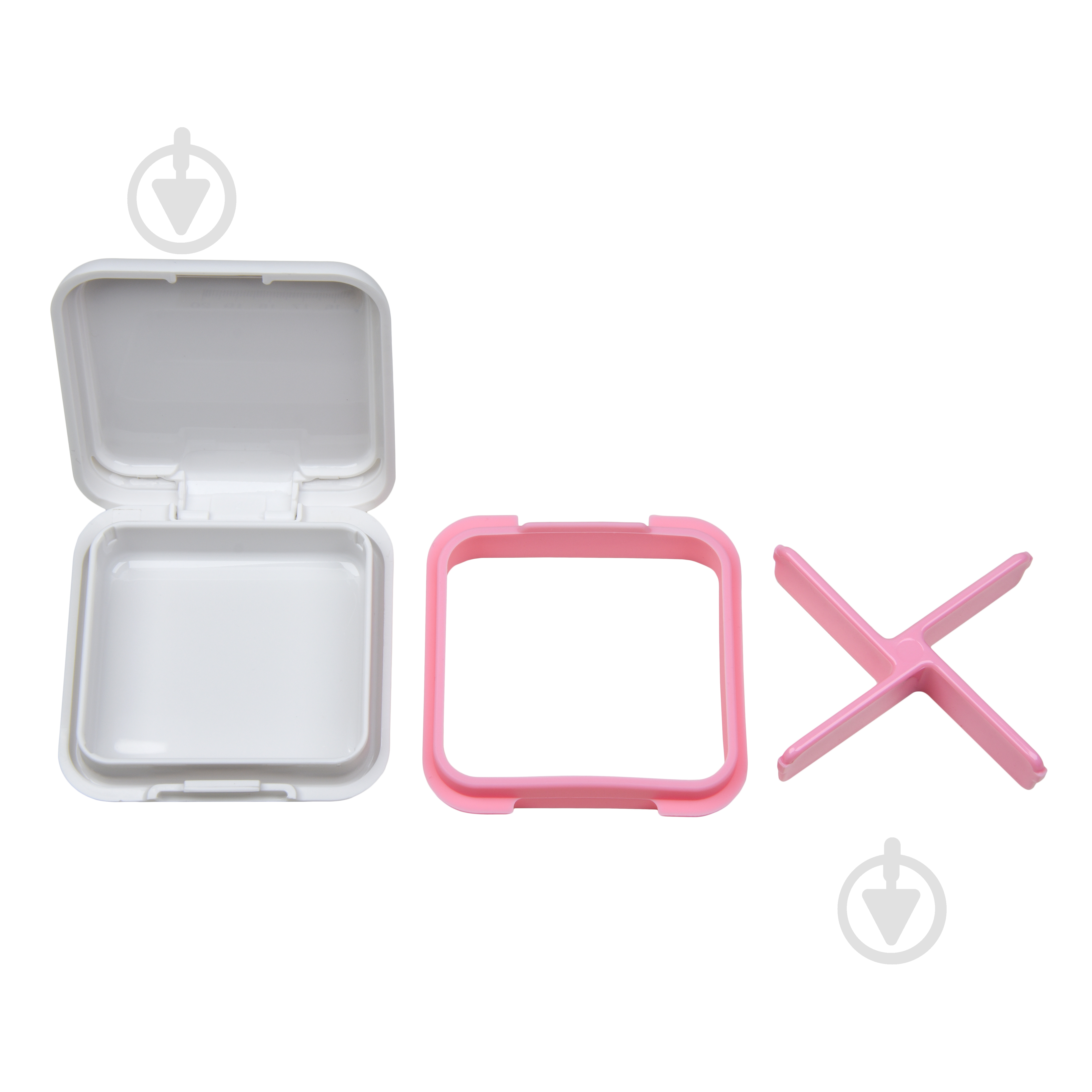 Таблетница Fitseven белый с ромбами TP005WP - фото 3 Таблетница Fitseven белый с ромбами TP005WP - фото 3