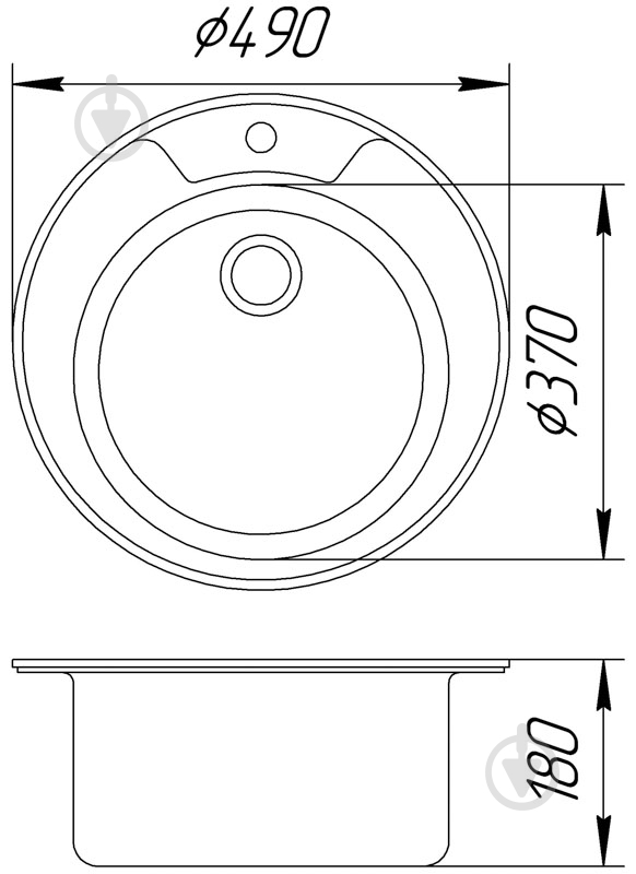 Мойка для кухни UP4826D - фото 2 Мойка для кухни UP4826D - фото 2