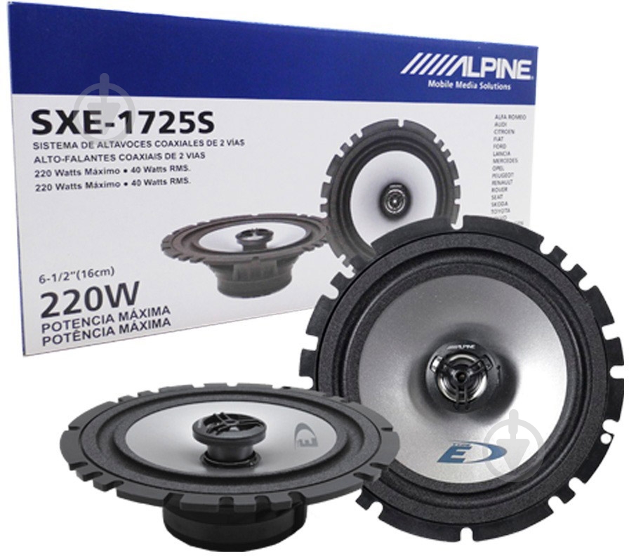 Автоакустика Alpine SXE-1725S - фото 2