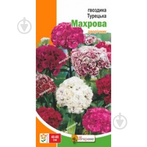 Семена Яскрава гвоздика турецкая махровая - фото 1