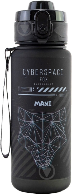 Бутылка детская Maxi MX61324 500 мл черный - фото 1 Бутылка детская Maxi MX61324 500 мл черный - фото 1