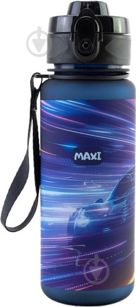 Пляшка дитяча Maxi MX61326 500 мл темно-синій - фото 1