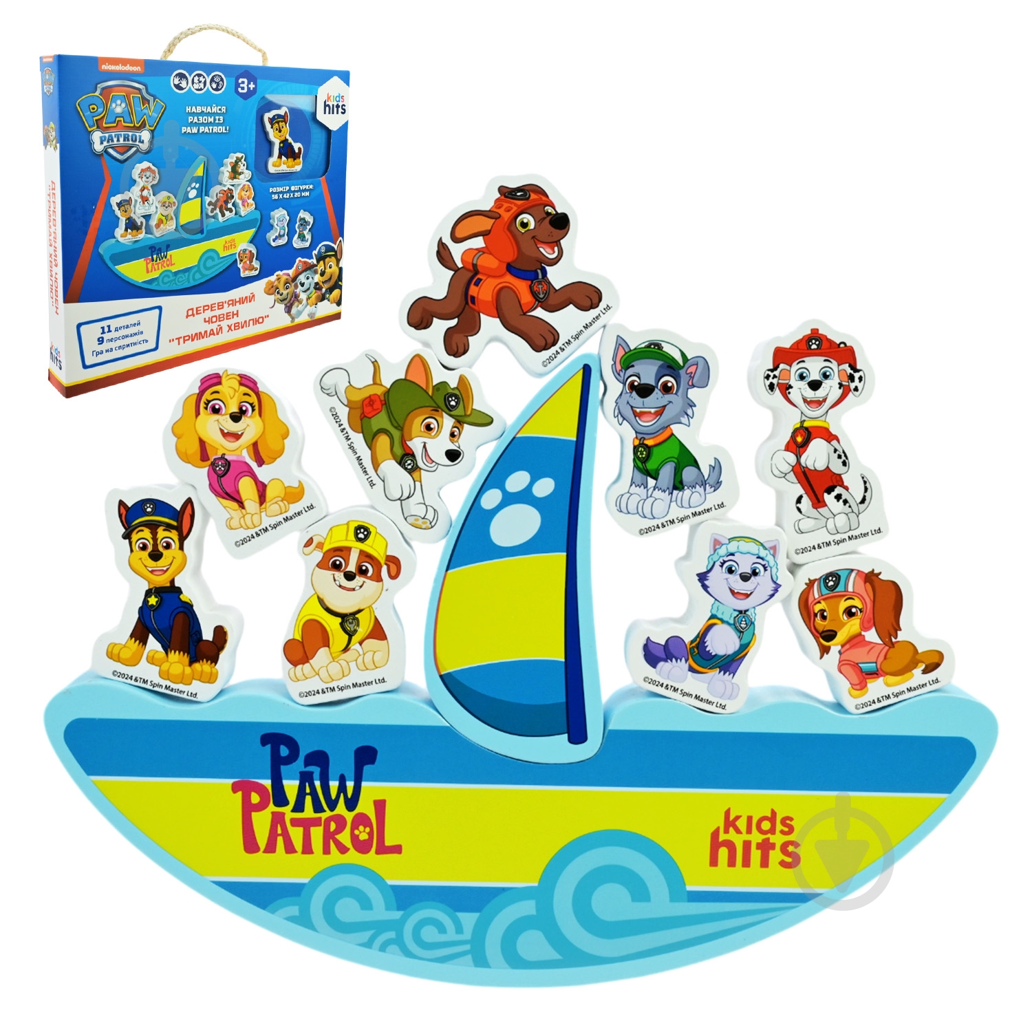 Кутики-балансири дерев'яні Shantou Paw Patrol Баланс KH20/048 - фото 1