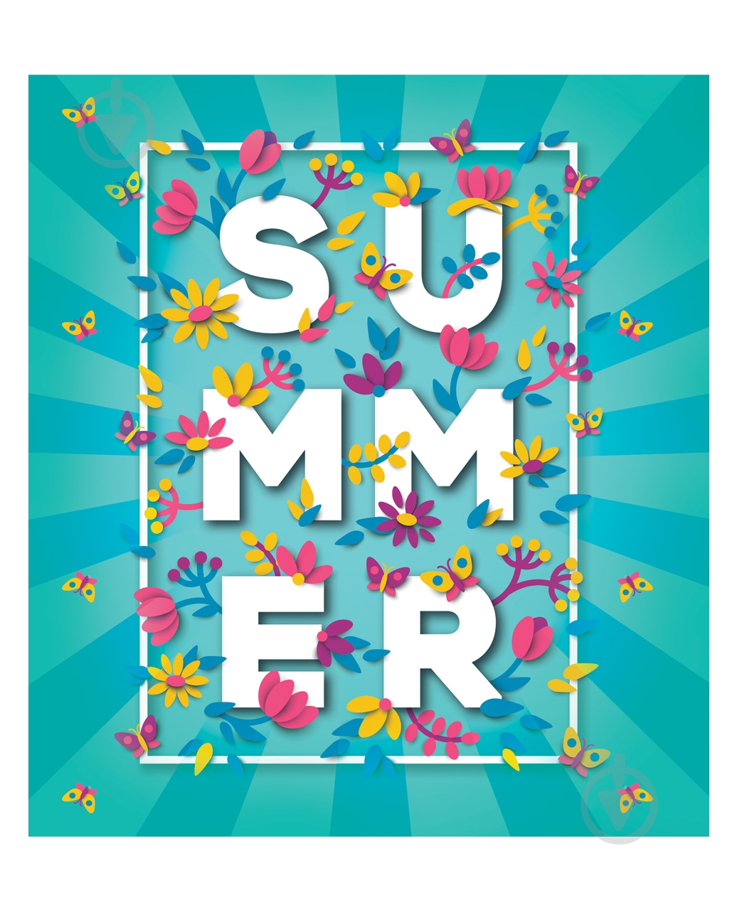 Зошит В5 Summer 96 арк. клітинка на спіралі Мрії збуваються - фото 1