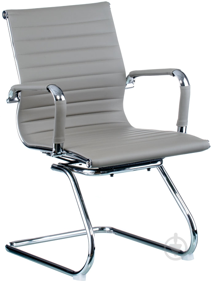 Крісло Special4You Solano office artleather Е5883 сірий - фото 1