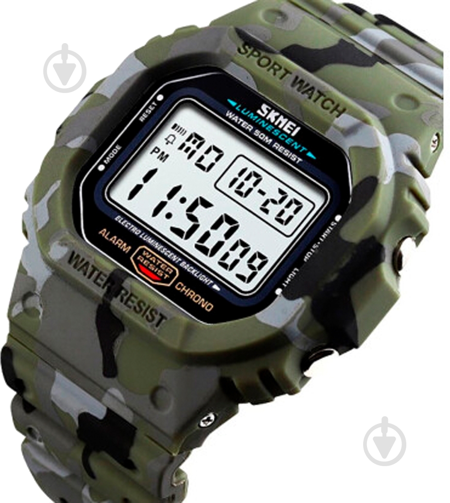 Наручные часы Skmei 1471 khaki (1471BOXGC) - фото 2 Наручные часы Skmei 1471 khaki (1471BOXGC) - фото 2