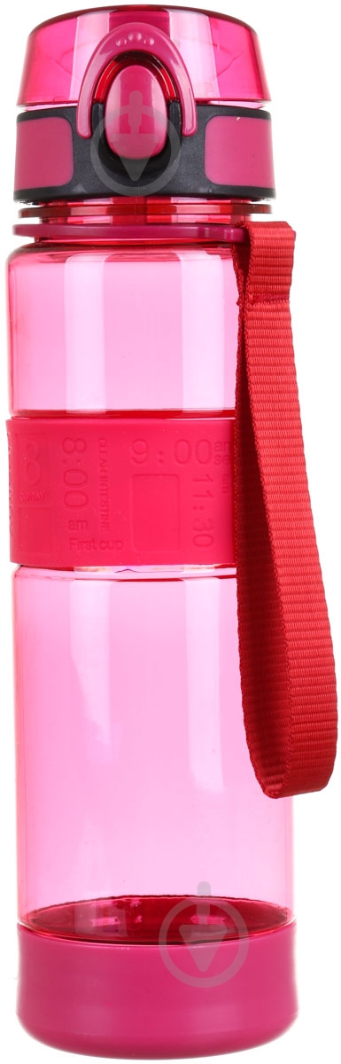 Пляшка для води Smart Kitchen by Flamberg Tourist 450 мл червона - фото 1