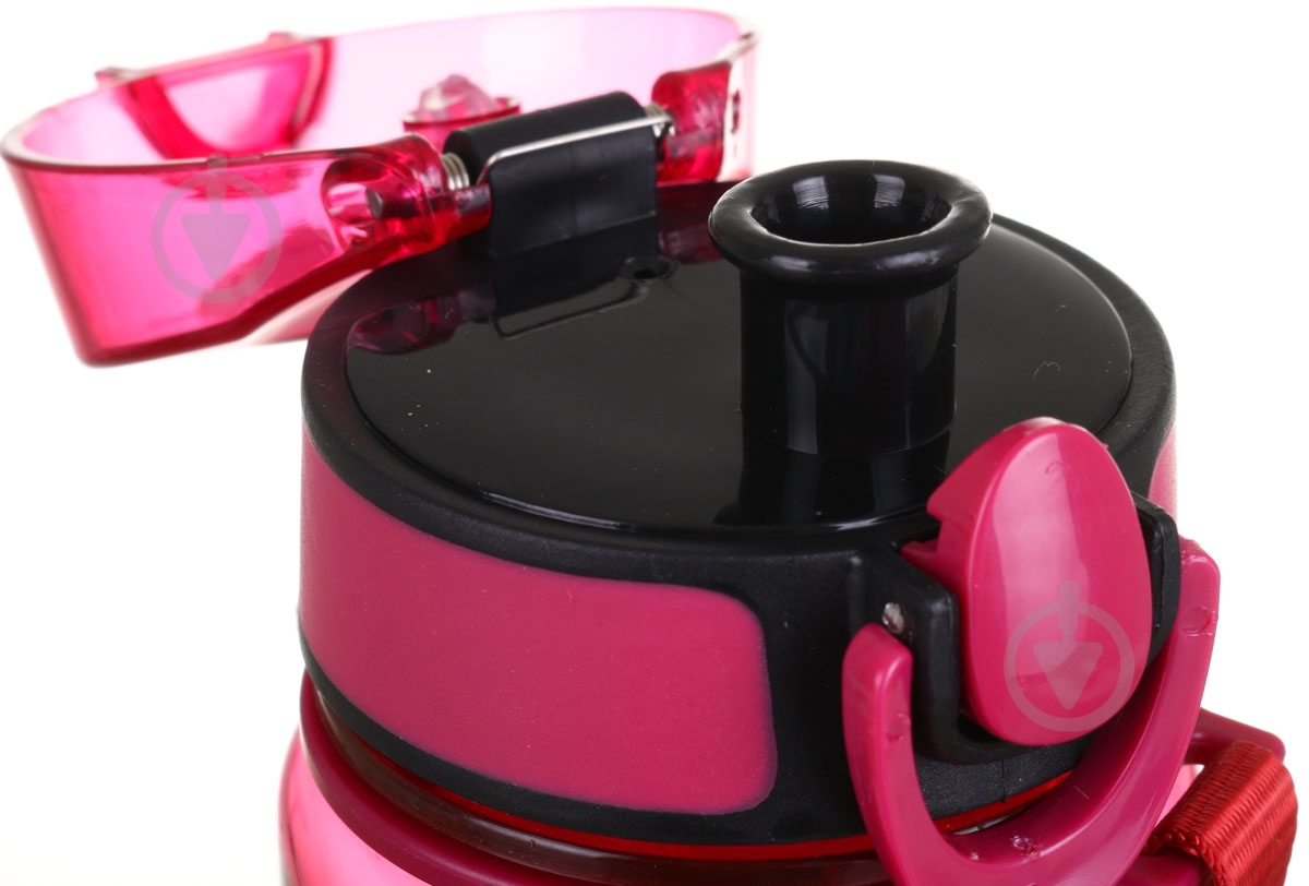 Пляшка для води Smart Kitchen by Flamberg Tourist 450 мл червона - фото 4