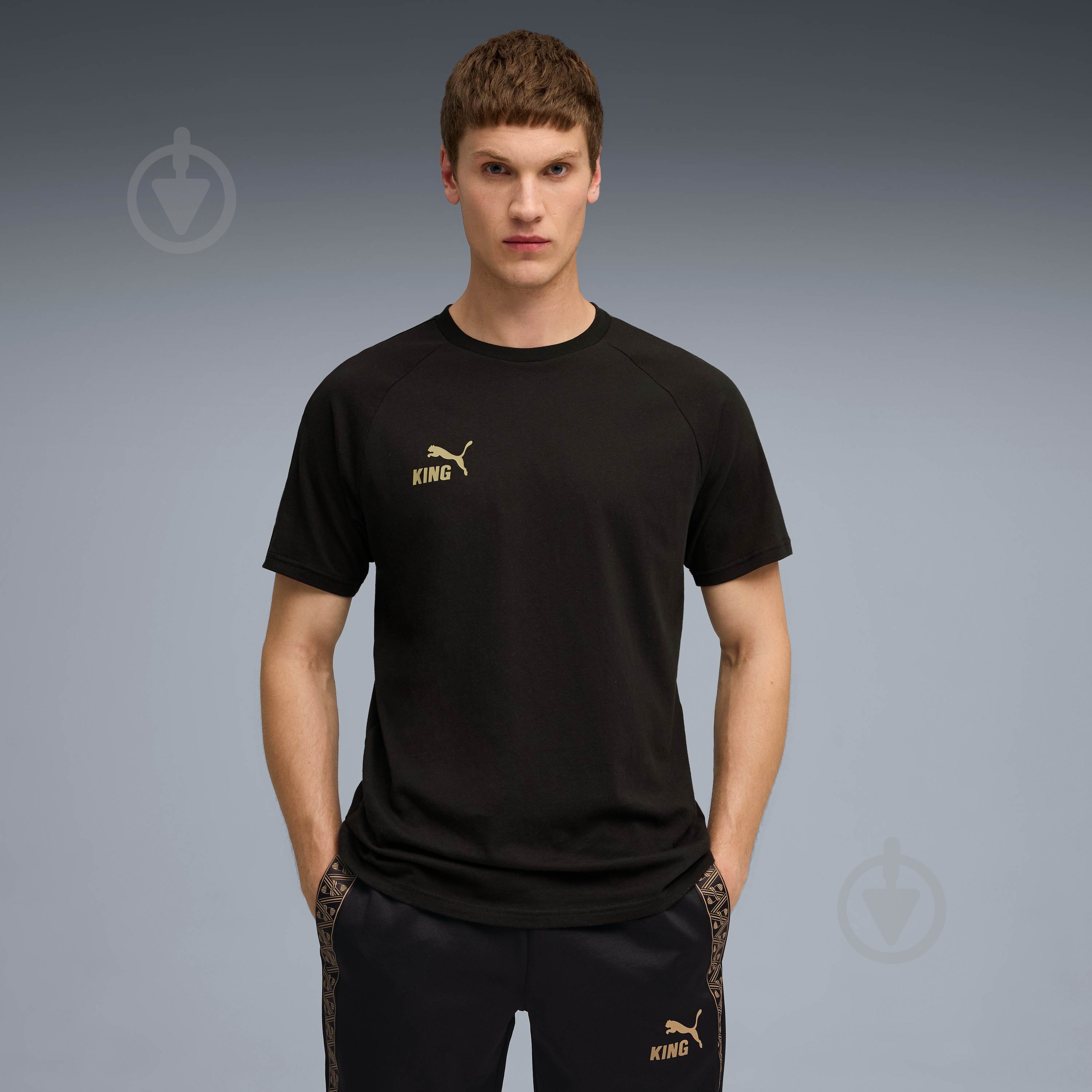 Футболка Puma KING Tee 66028601 р.M черный - фото 1