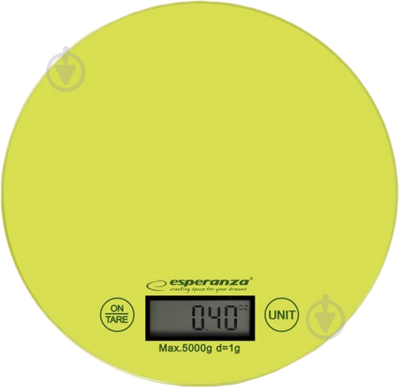 Ваги кухонні Esperanza Scales EKS003G Green - фото 1