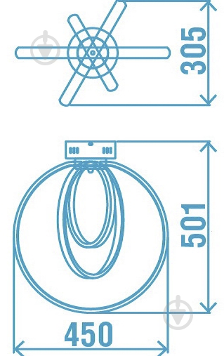 Люстра светодиодная Victoria Lighting 57 Вт хром Globe/PL3 - фото 3